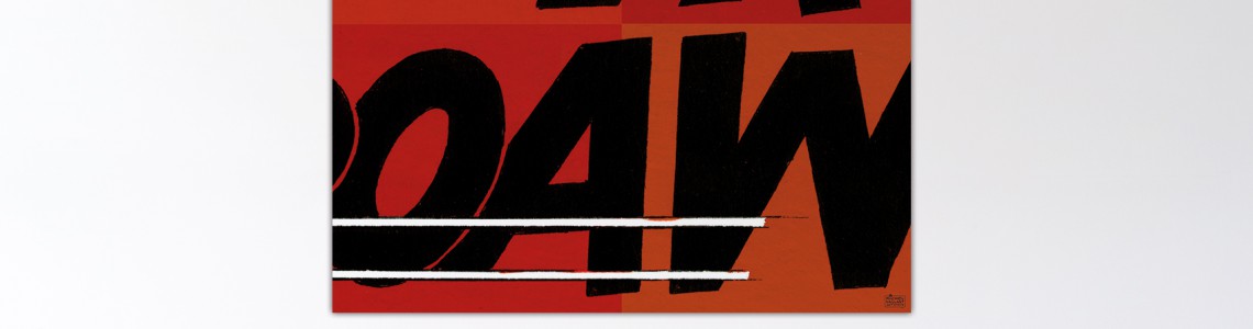Vroaw - Dibond sous plexiglas - Format: 140x140 cm