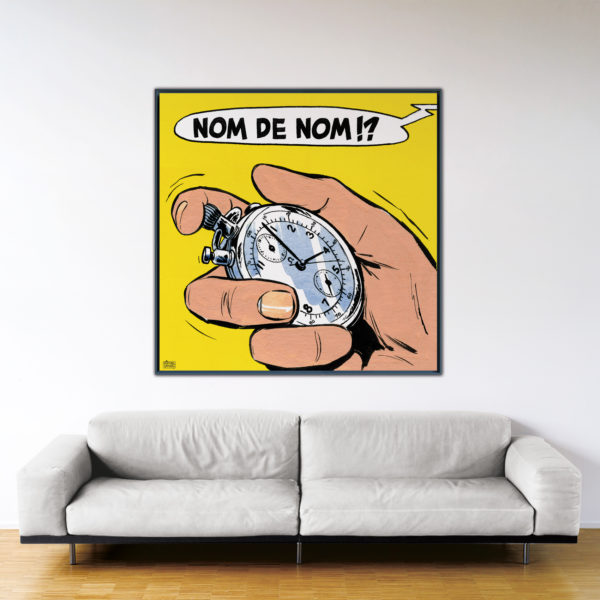 Nom de nom !? - Papier Fine Art en caisse américaine noire - Format: 140x140 cm Nom de nom !? - Papier Fine Art en caisse américaine noire - Format: 140x140 cm