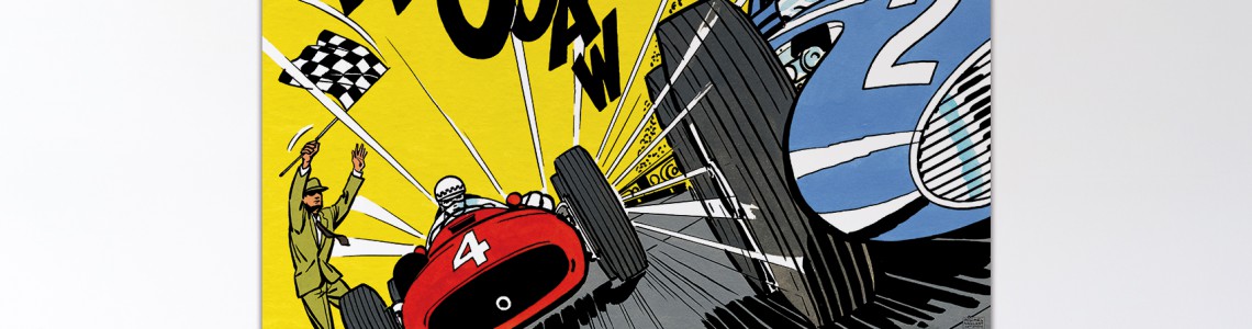 Victoire au Nürburgring - Dibond sous plexiglas - Format: 120x180 cm