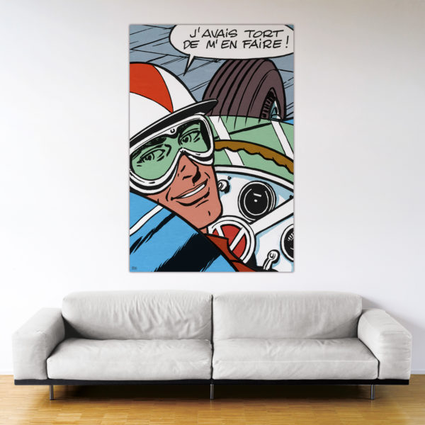 J'avais tort de m'en faire – Dibond sous Plexiglas – Format: 180x120 cm J'avais tort de m'en faire – Dibond sous Plexiglas – Format: 180x120 cm