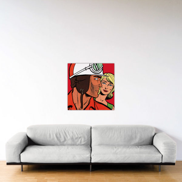 Mais Où Est-Il Passé - Dibond sous plexiglas - 100x100 cm