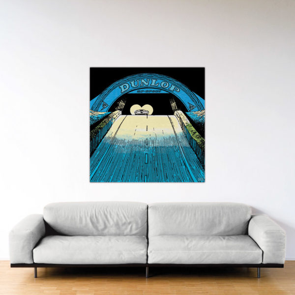 Michel Vaillant Art Strips 03 - On Va l'Avoir - Dibond sous plexiglas - 120x120 cm On Va l'Avoir - Dibond sous Plexiglas - Format: 120x120 cm