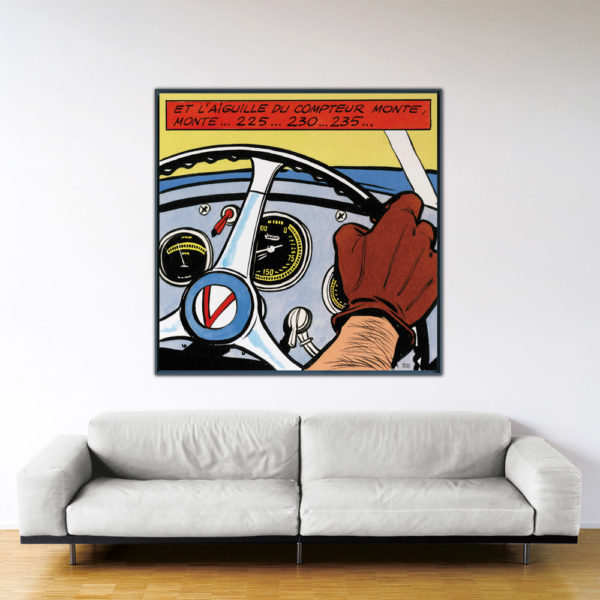 La Vaillante Prend Le Large - Papier Fine Art en caisse américaine noire - 140x140 cm La Vaillante Prend Le Large - Papier Fine Art en caisse américaine noire - 140x140 cm