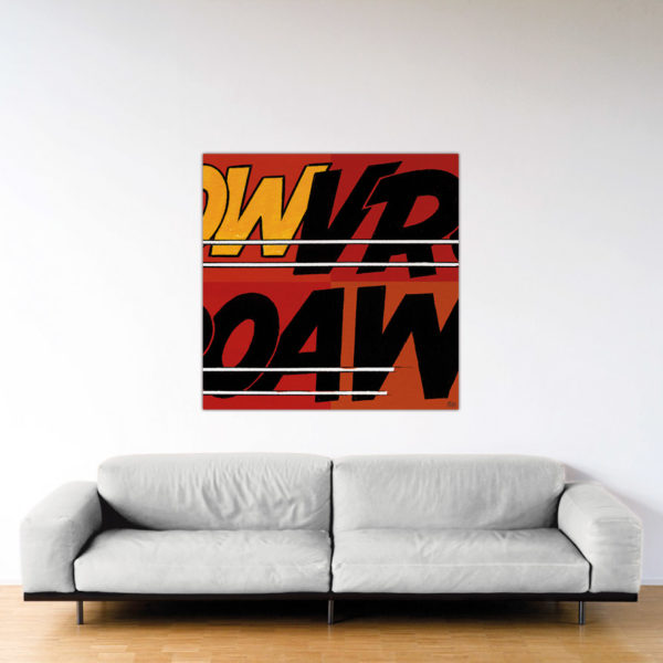 Michel Vaillant Art Strips - Vroaw - Dibond sous plexiglas - 120x120 cm Vroaw - Dibond sous plexiglas - Format: 120x120 cm