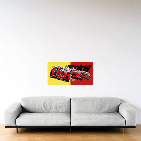 Michel Vaillant Art Strips 11 - Armada Leader - Dibond sous plexiglas - 50x100 cm Armada Leader - Dibond sous plexiglas - Format: 50x100 cm