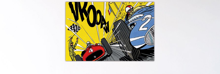 Victoire Au Nürburgring - Dibond sous Plexiglas - Format: 100x150 cm