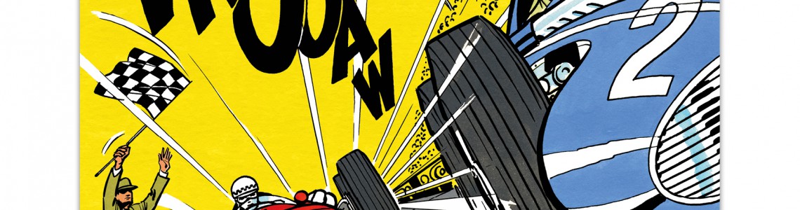 Victoire Au Nürburgring - Dibond sous Plexiglas