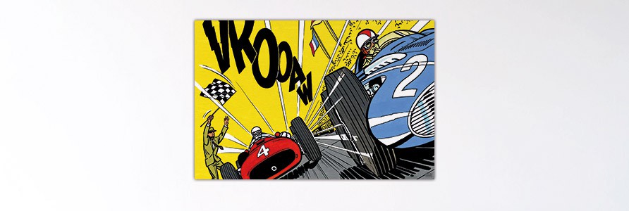 Victoire Au Nürburgring - Dibond sous Plexiglas - Format: 80x120 cm
