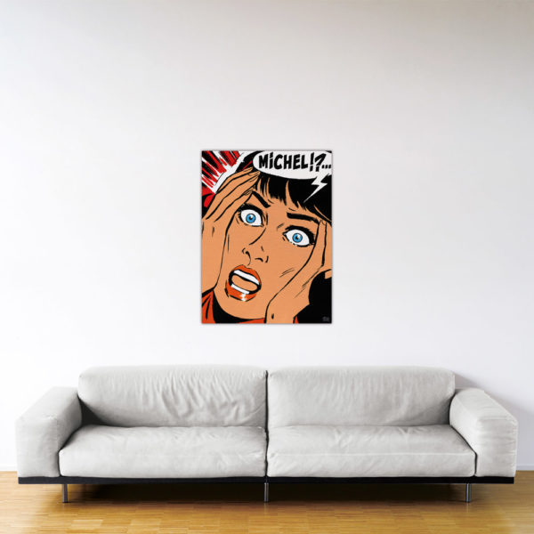 Michel!? - Dibond sous Plexiglas - Format: 100x75 cm