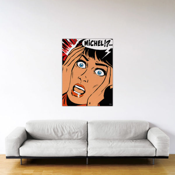 Michel!? - Dibond sous Plexiglas - Format: 120x90 cm