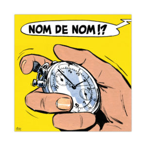 Nom De Nom!? - Dibond sous Plexiglas