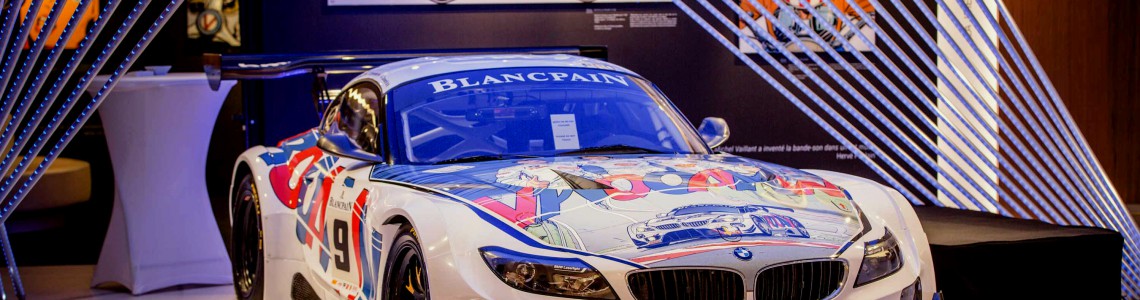 BMW Brand Store George V - Michel Vaillant Art Strips © Share & Dare