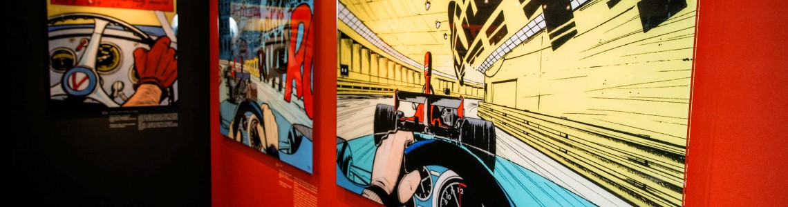 BMW Brand Store George V - Michel Vaillant Art Strips © Share & Dare