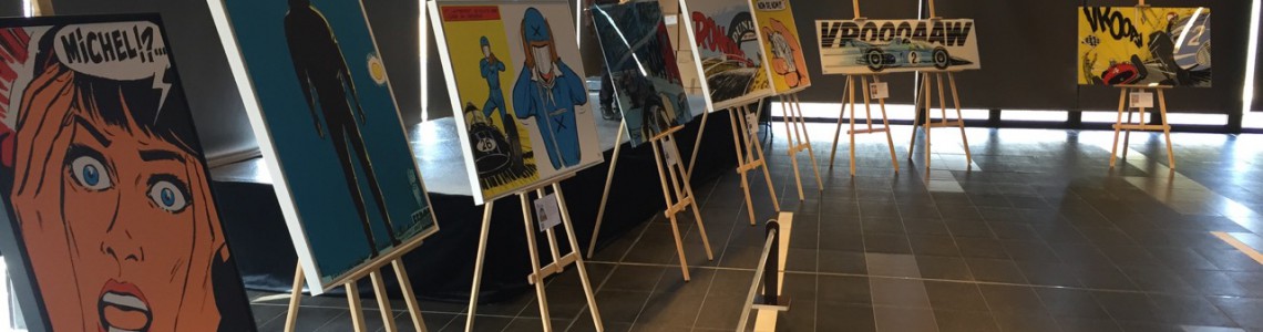 Michel Vaillant Art Strips Exposition Fête de l'ACO Le Mans