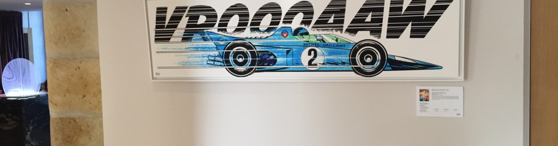 Michel Vaillant Art Strips Exposition Hotel De Silhouette Biarritz 03