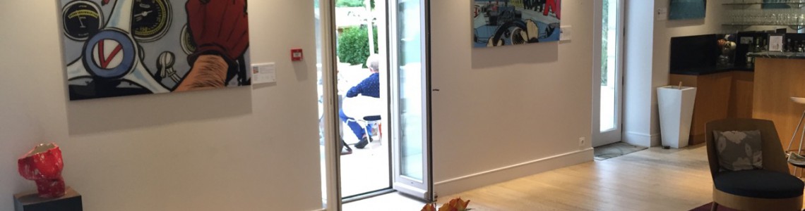 Michel Vaillant Art Strips Exposition Hotel De Silhouette Biarritz 06