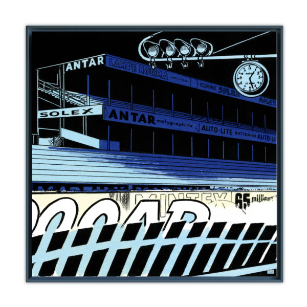 Le Mans Fantastique - Papier Fine Art en caisse américaine noire