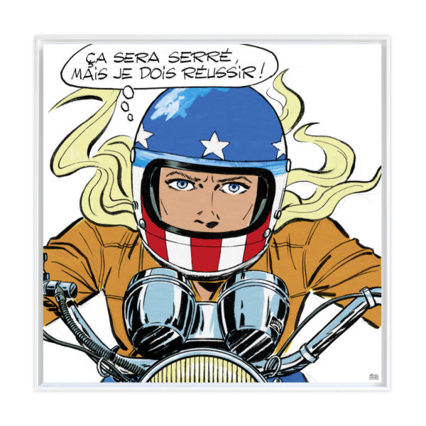 Julie doit réussir - Papier Fine Art en caisse américaine blanche