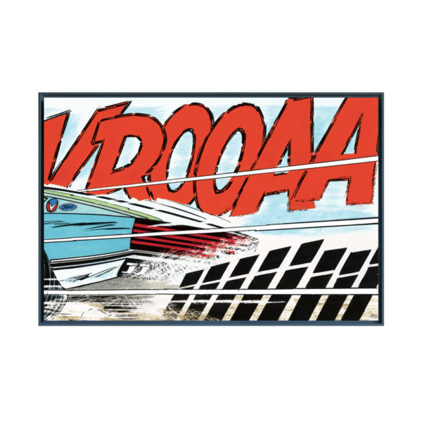 Cramponne-toi Steve - Papier Fine Art en caisse américaine noire Cramponne-toi Steve - Papier Fine Art en caisse américaine noire