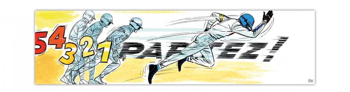 Partez ! – Dibond sous plexiglas