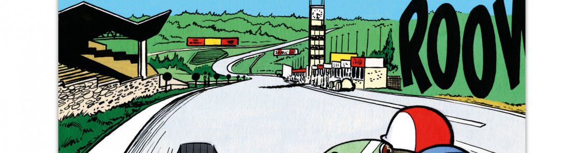 Francorchamps – Dibond sous plexiglas