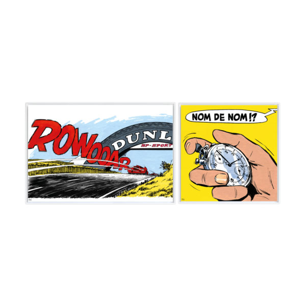 Passage leader diptyque - Papier Fine Art en caisse américaine blanche