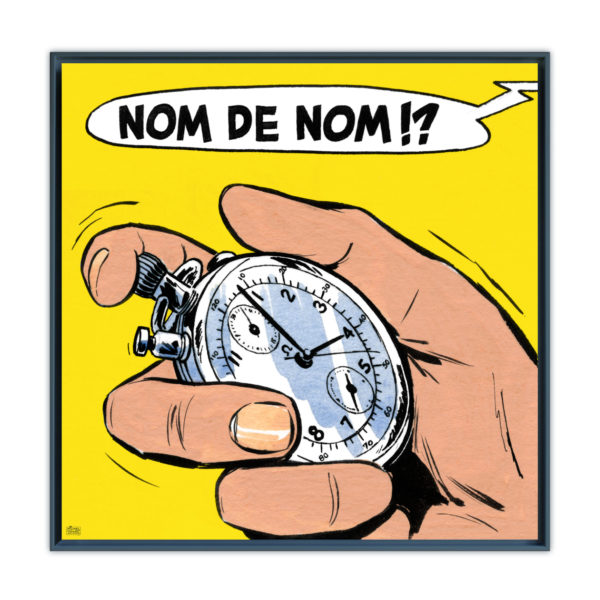 Nom de nom !? - Papier Fine Art en caisse américaine noire Nom de nom !? - Papier Fine Art en caisse américaine noire