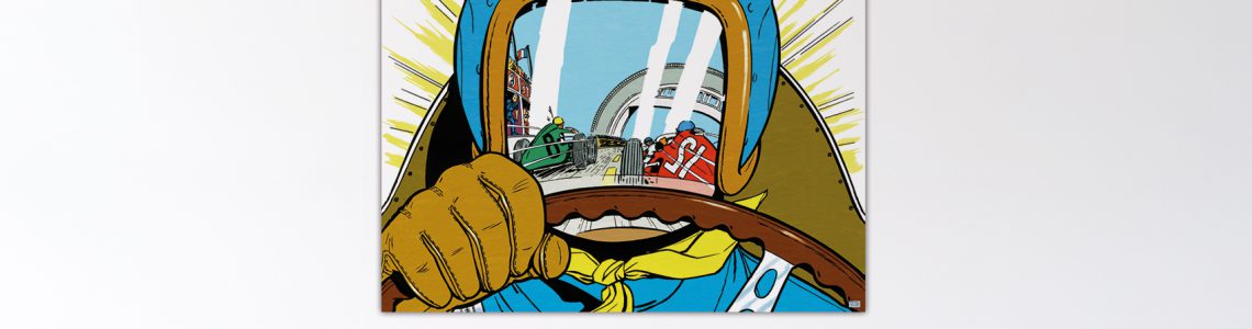 Michel Vaillant Art Strips 20 Le Pilote Sans Visage 120x120