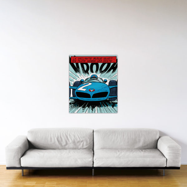 Michel Vaillant Art Strips 21 La Vaillante Bleue 96x80