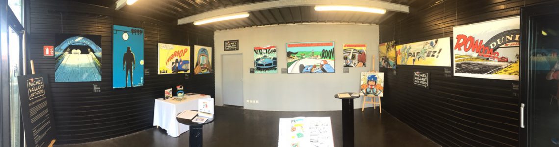 Michel Vaillant Art Strips Exposition Le Mans Classique 05