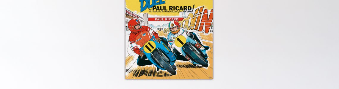 Duel au Paul Ricard – Dibond sous plexiglas – Format: 80×80 cm