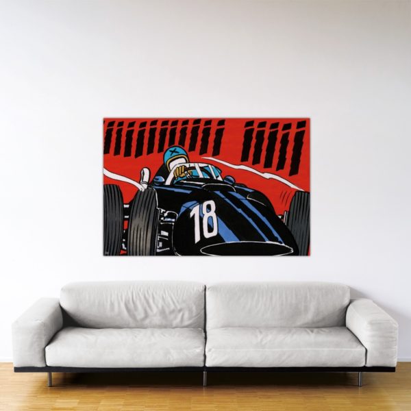 Mystère à Monaco - Dibond sous plexiglas - Format: Format: 100x150cm