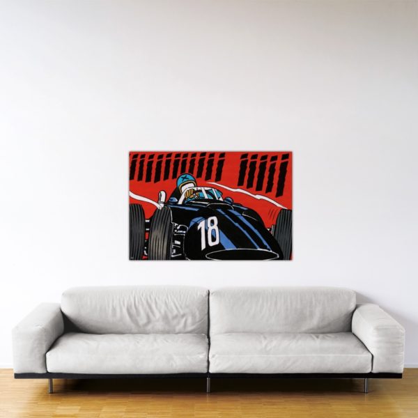 Mystère à Monaco - Dibond sous plexiglas - Format: 80x120cm