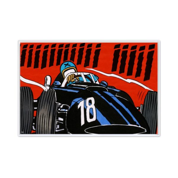 Mystère à Monaco - Papier Fine Art en caisse américaine blanche