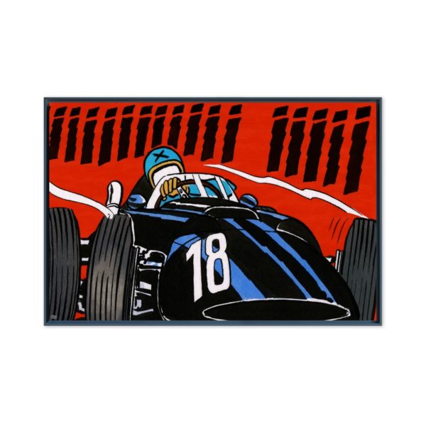 Mystère à Monaco - Papier Fine Art en caisse américaine noire