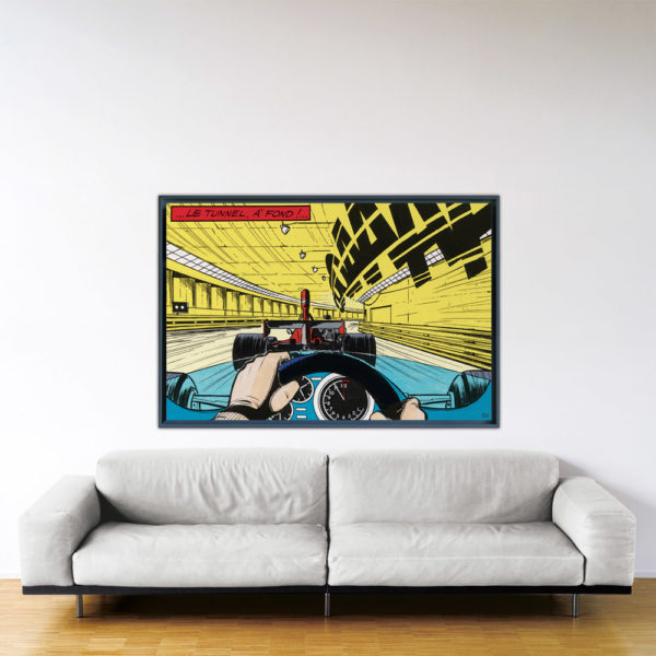 À fond - Papier Fine Art en caisse américaine noire - 100x150 cm