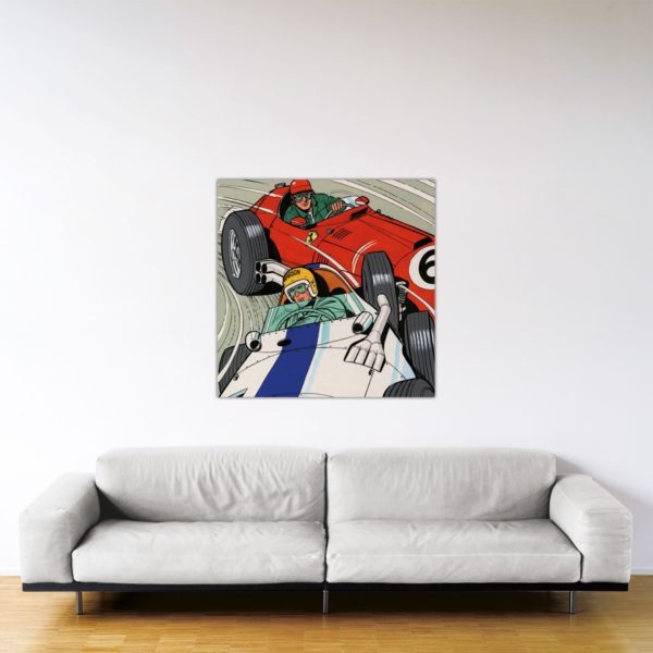 Michel Vaillant Art Strips 30 Duel A Francorchamps 100x100