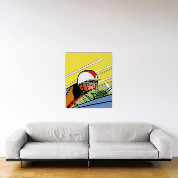 Lutte finale – Dibond sous plexiglas – Format: 96x80 cm