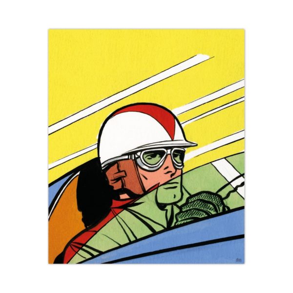 Lutte Finale – Dibond sous plexiglas