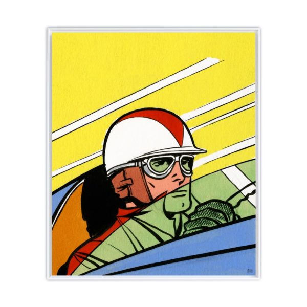 Lutte finale – Papier Fine Art en caisse américaine blanche