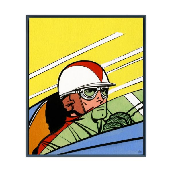 Lutte finale – Papier Fine Art en caisse américaine noire