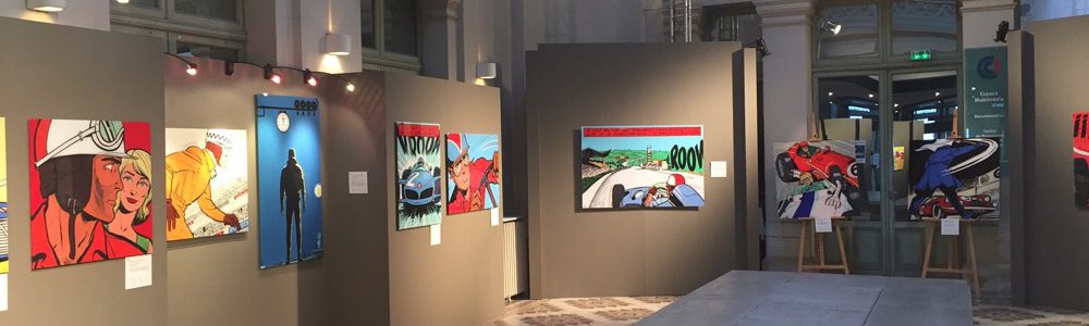 Michel Vaillant Art Strips Exposition Remparts Angouleme 01