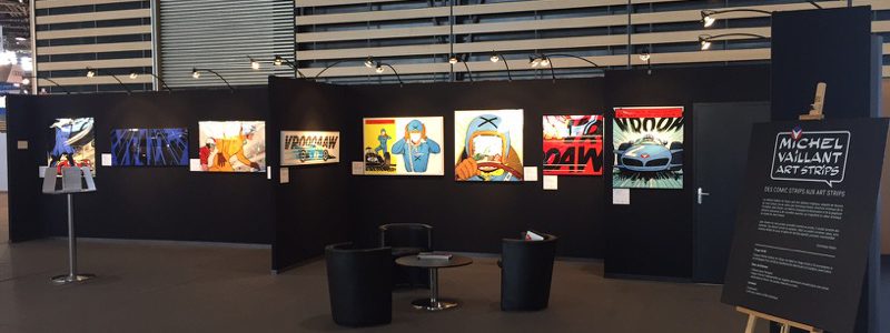 Michel Vaillant Art Strips Exposition Salon Auto Lyon 2017 1