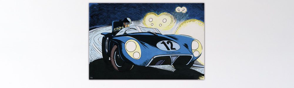 Le Mans '57 - Dibond sous plexiglas - 80x120 cm
