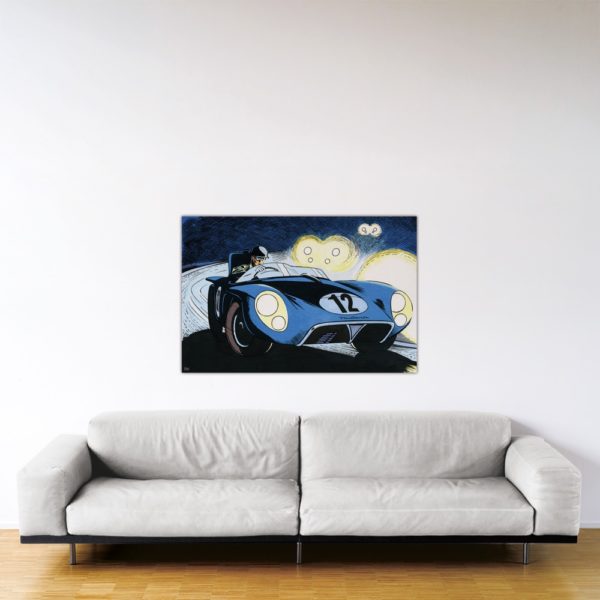 Le Mans '57 - Dibond sous plexiglas - 80x120 cm Le Mans '57 - Dibond sous plexiglas - 80x120 cm