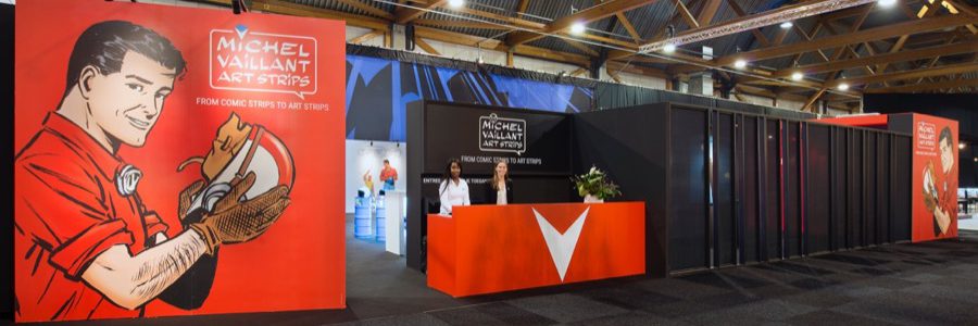 Michel Vaillant Stand Salon Auto 01