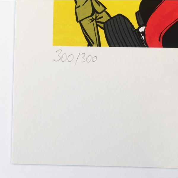 Michel Vaillant Art Strips Box Detail Numerotation Michel Vaillant Art Strips Box Detail Numerotation
