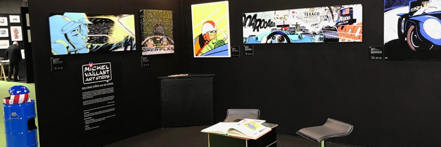 Michel Vaillant Art Strips Exposition Retromobile 01