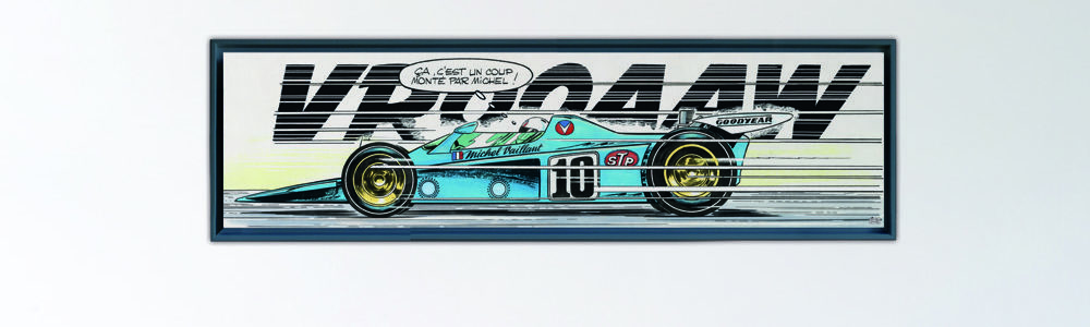 Indianapolis Steve – Papier Fine Art en caisse américaine noire – 53x200 cm