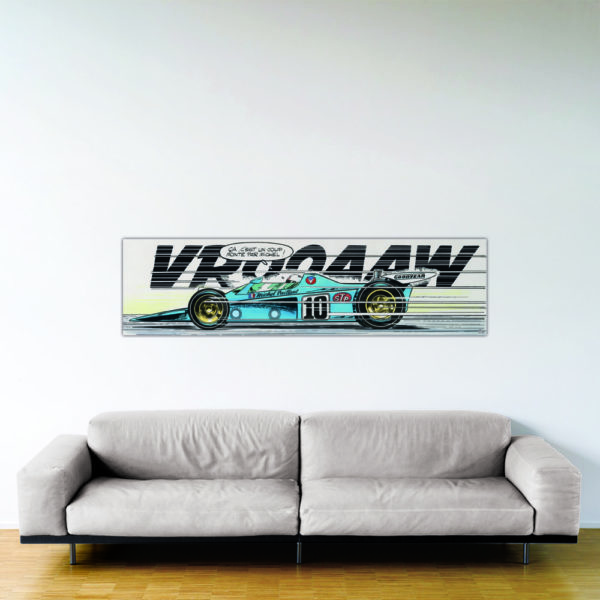 Indianapolis Steve – Dibond sous plexiglas – 53x200 cm